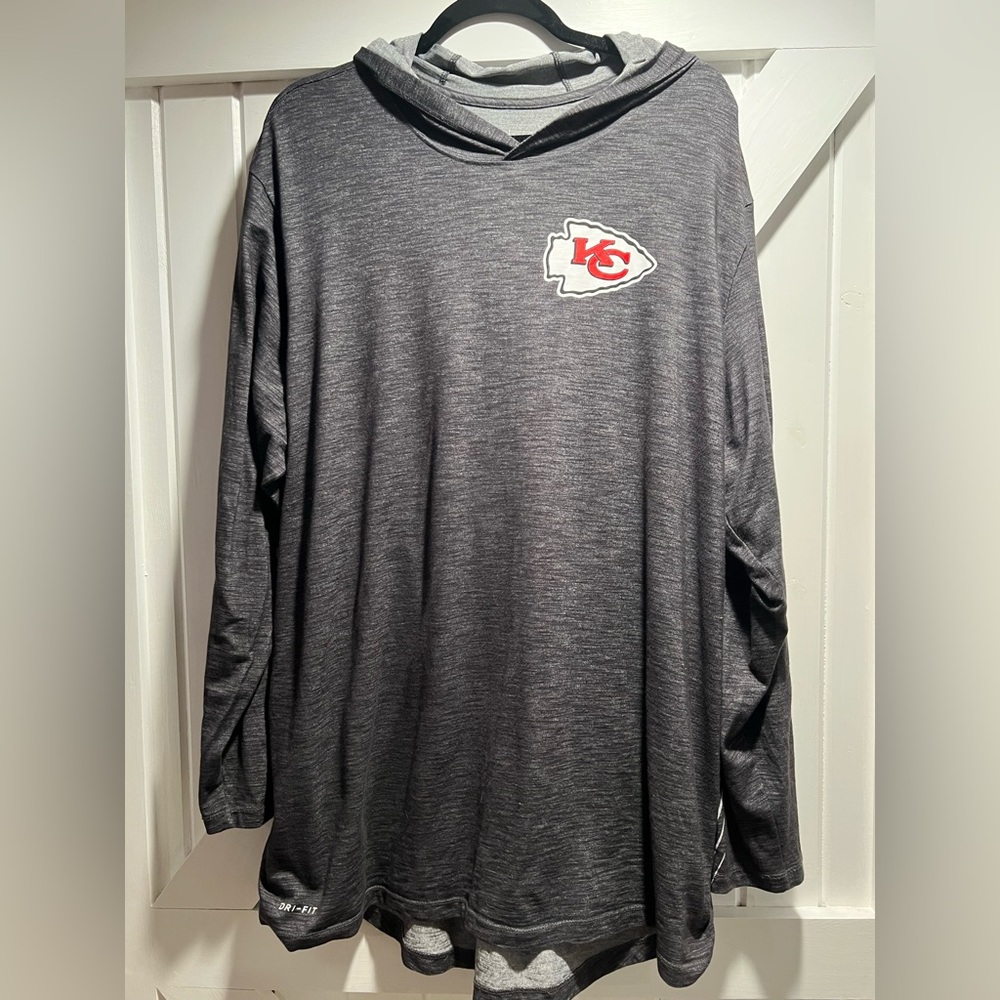 Nike Gray Dri-FIT Kansas City Chiefs T-Shirt